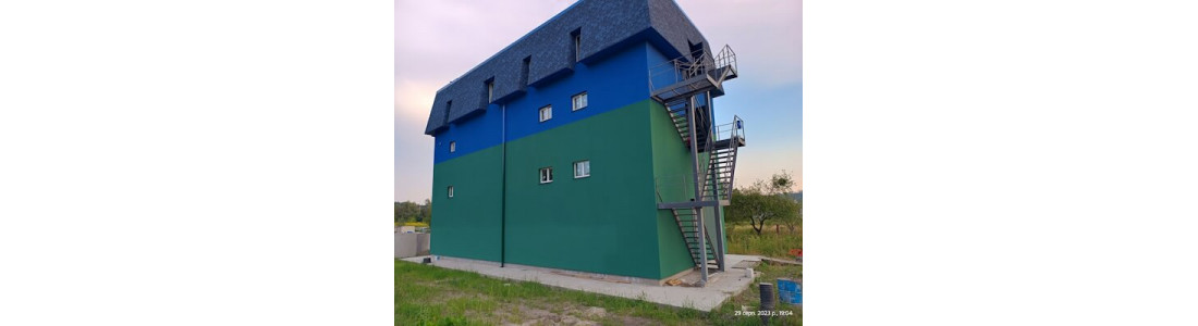 Установка системи блискавкозахисту будівлі Віта Поштова
